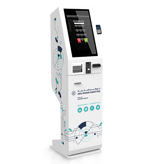 Self-service kiosk project for Abu Dhabi Ports