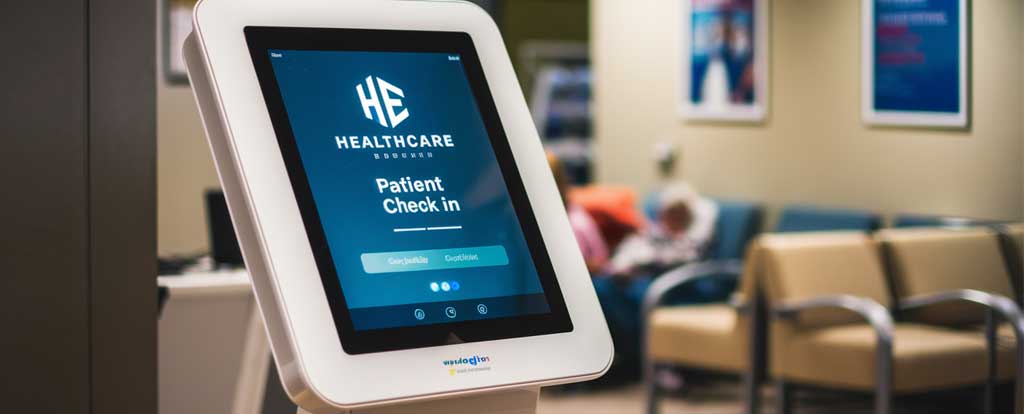 healthcare check-in kiosk