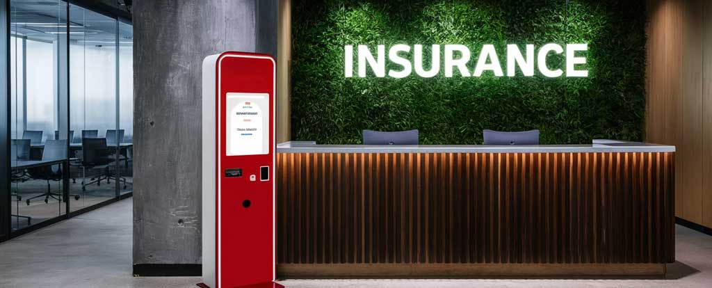 insurance self-service kiosk machine
