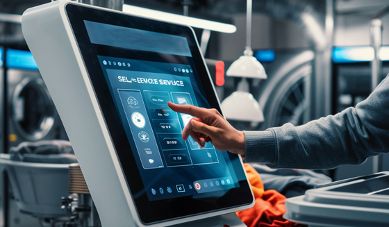 kiosk machine for laundry