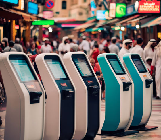 kiosk machine tourism