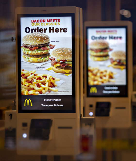 mcdonald drive thru-kiosk