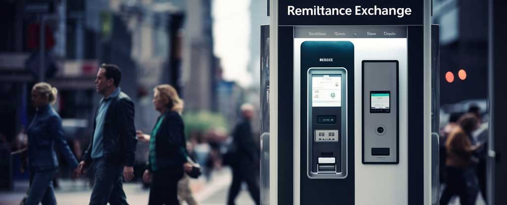 remittance self-service kiosk machine