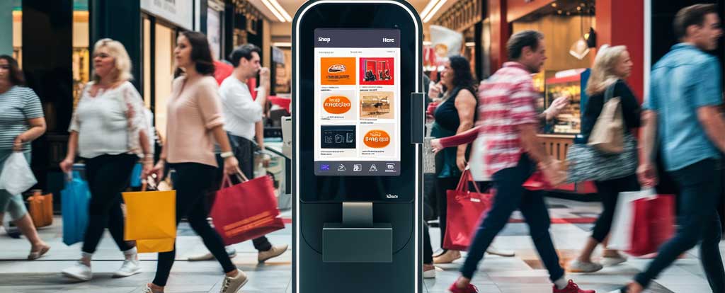 retail self-service kiosk machine