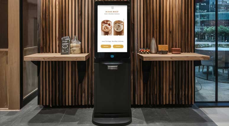 self-order kiosk machine