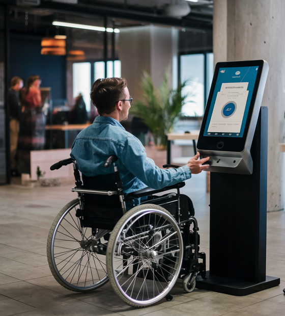 self-service kiosk machine