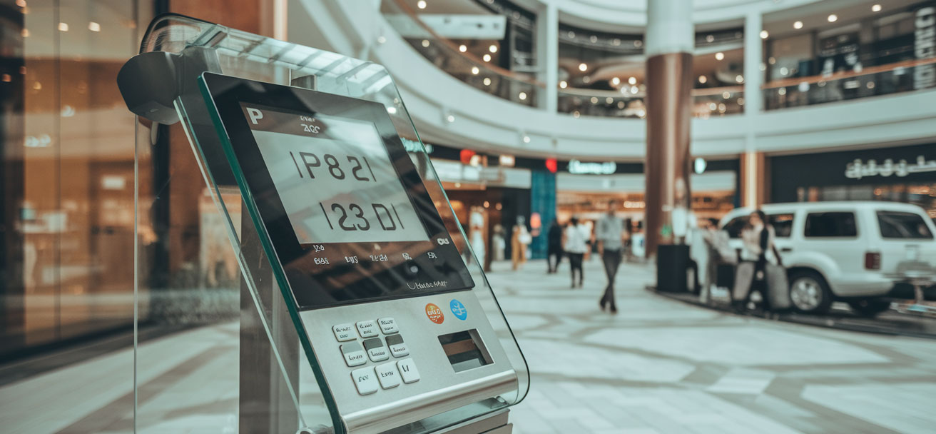 self-service parking kiosk