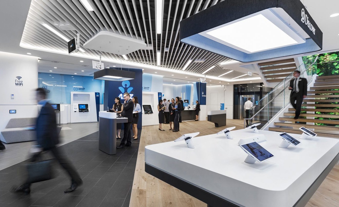 Digital banking kiosk in transforming modern bank branch design