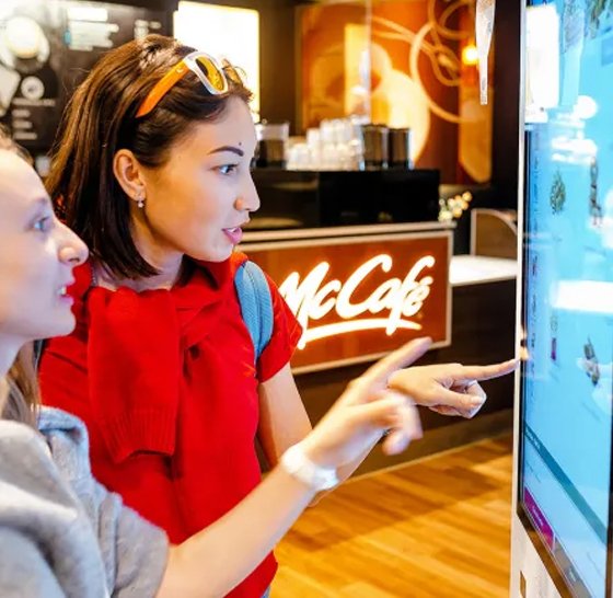McDonalds kiosk