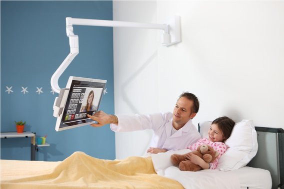 Bedside Station for inpatient ward room