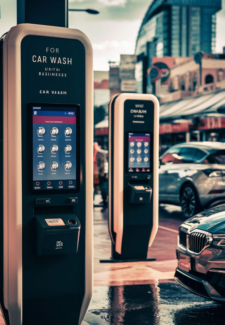 car wash self service kiosk