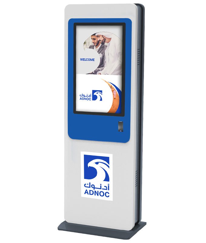 Self-service access control kiosk for ADNOC.