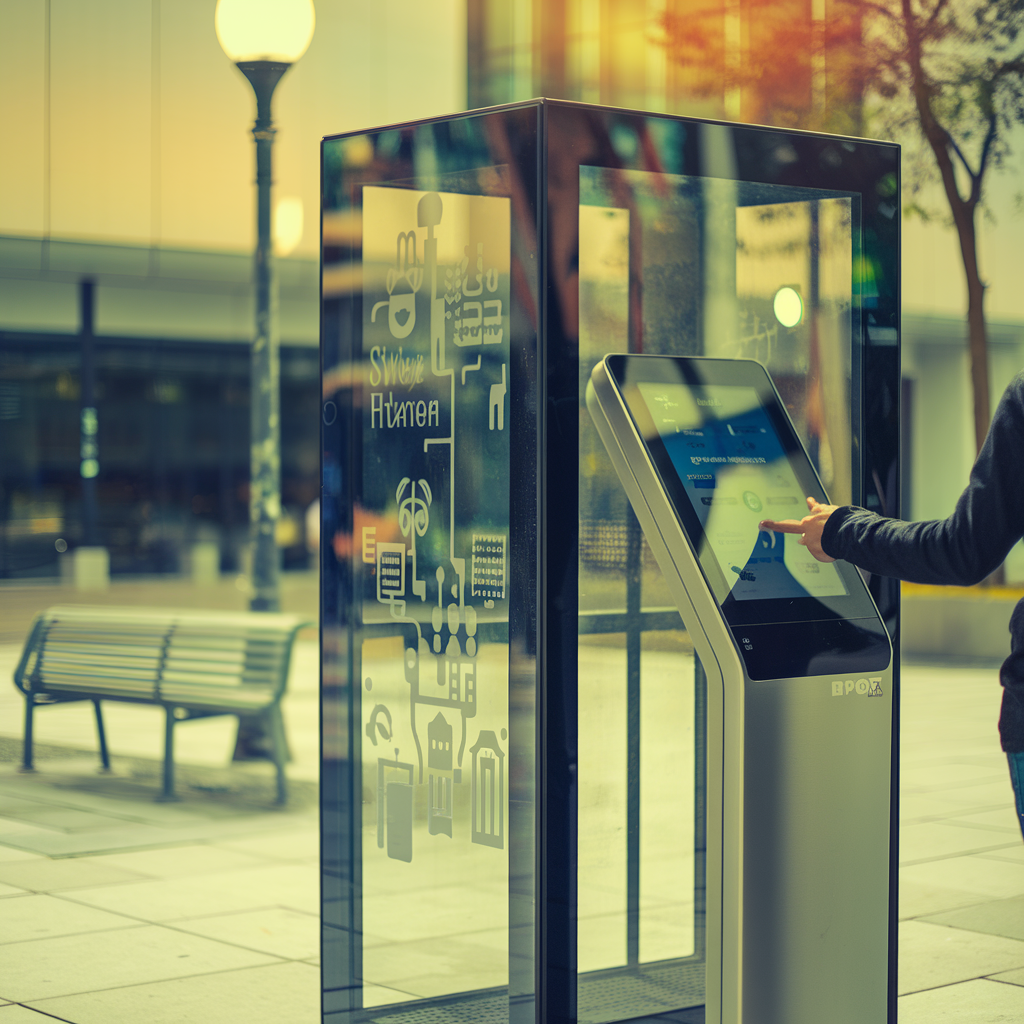 Outdoor kiosk