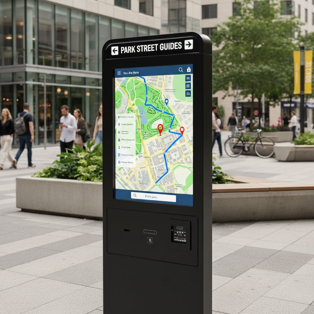 Outdoor Wayfinding Kiosk