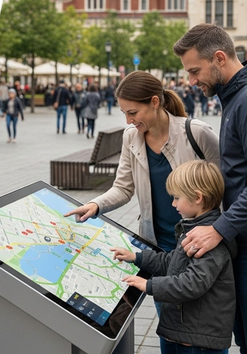 navigation kiosk outdoor