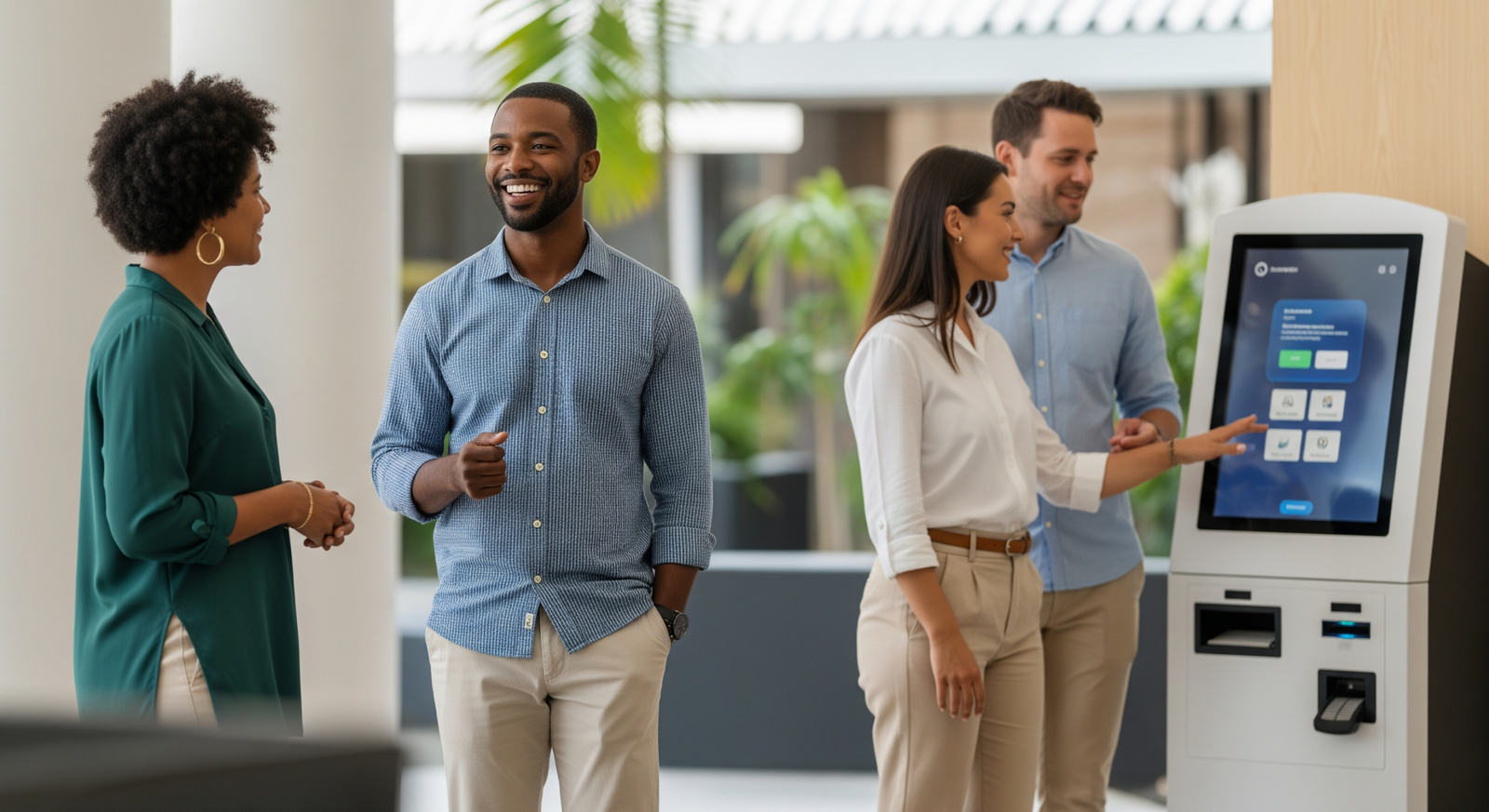 Self-service Kiosks for Mauritius Service sector