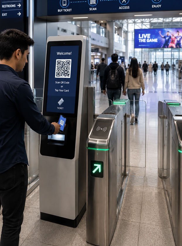Ticketing with Integrated Smart Gates and Turnstiles