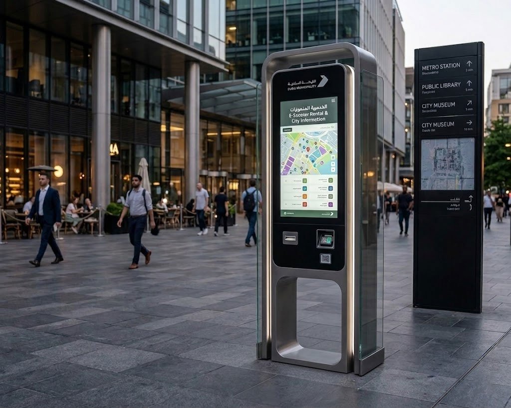 outdoor kiosk machine