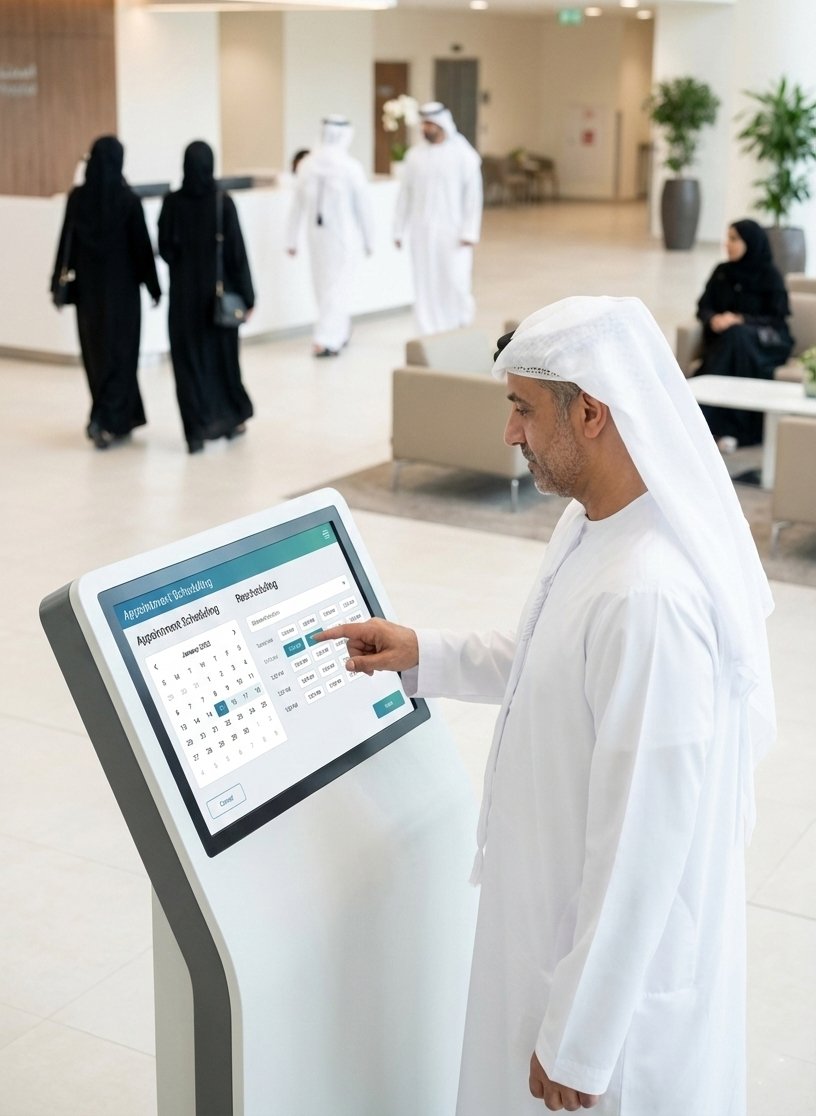 self check-in kiosk machine