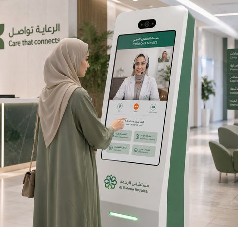 video call kiosk for hospital