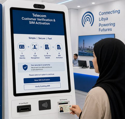 video call kiosk for telecom
