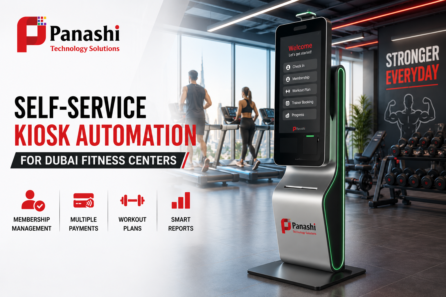 Self-service Kiosk Automation for Dubai Fitness Centers