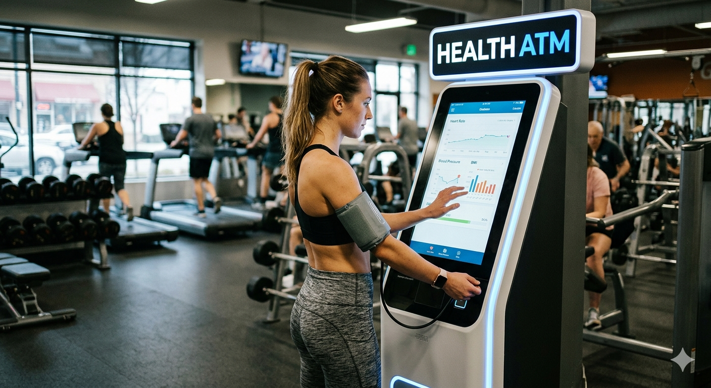 What is a Health Monitoring Self-Service Kiosk?