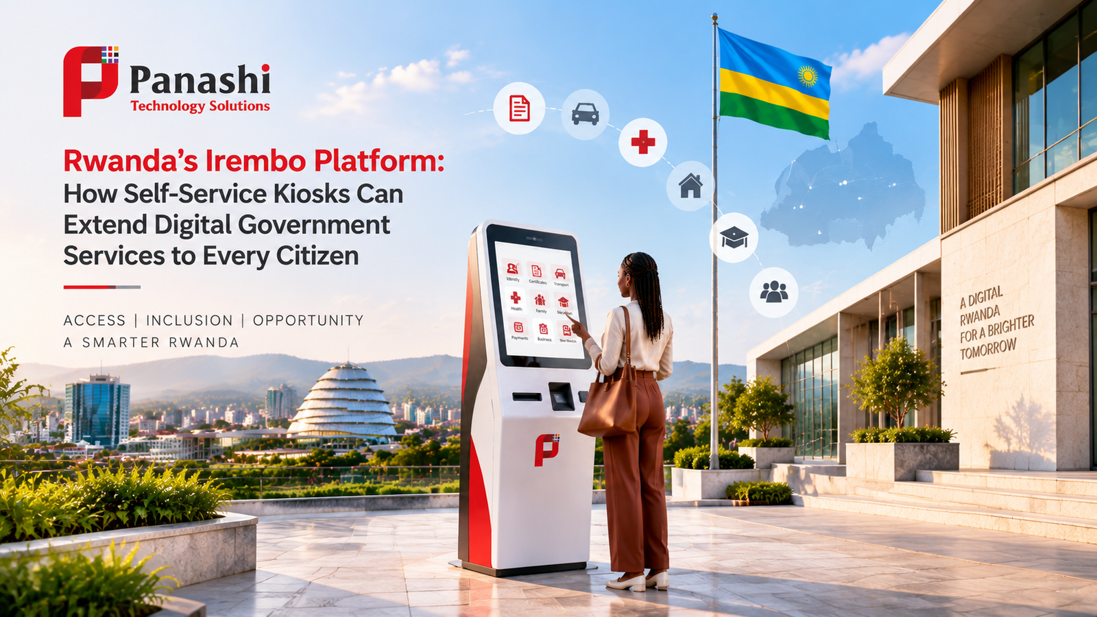 Rwanda Irembo Platform Self-Service Kiosks for Digital Government Services