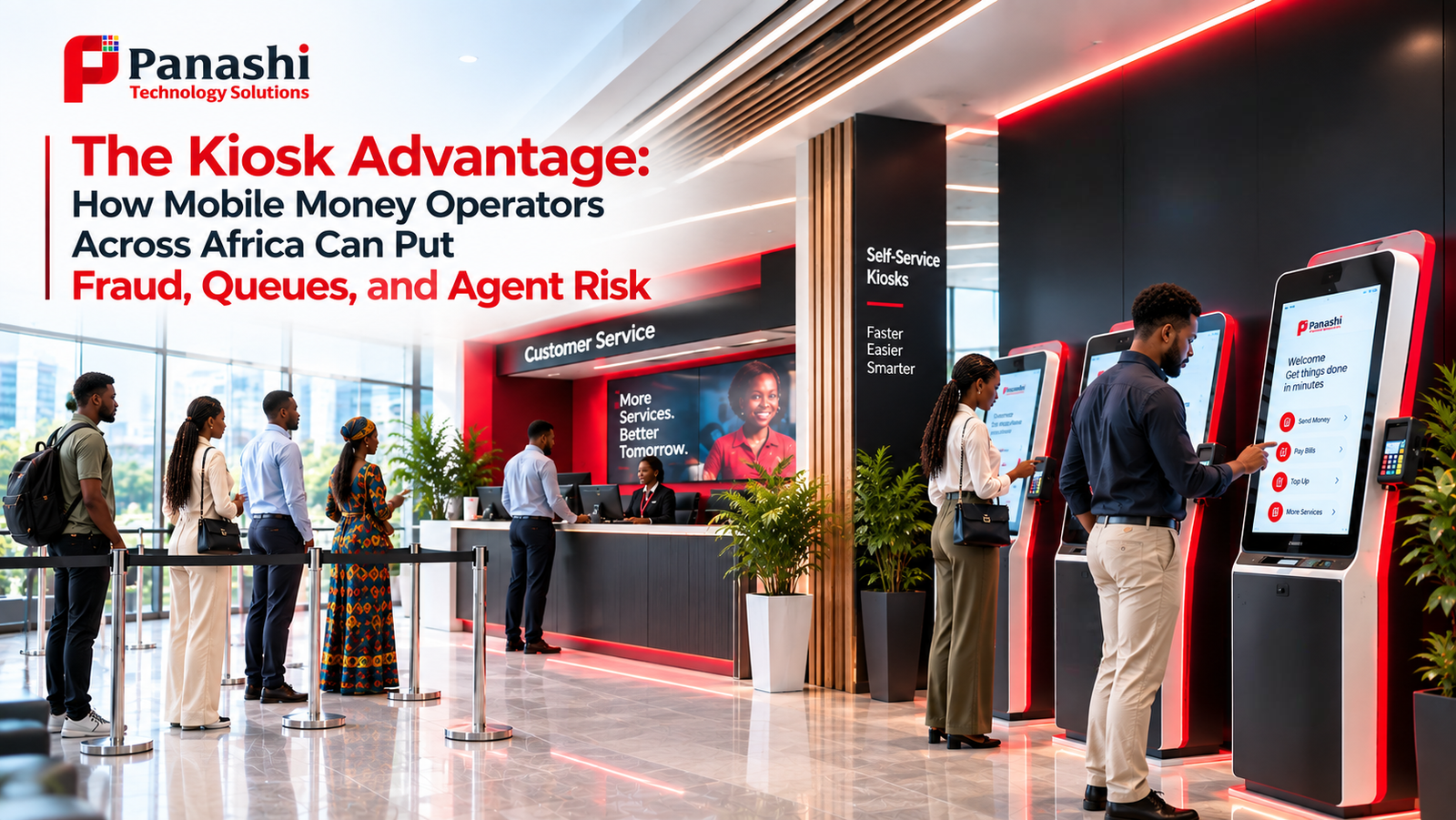 The Kiosk Advantage How Mobile Money Operators in Africa Can Cut Fraud, Queues, and Agent Risk