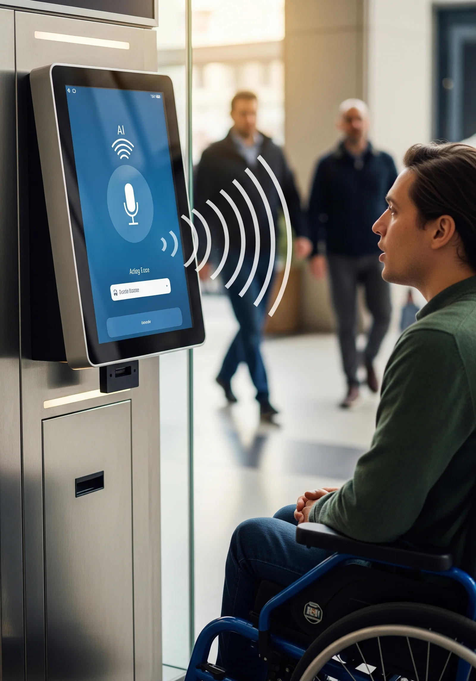 How AI enhances the functionality of Information Kiosks?