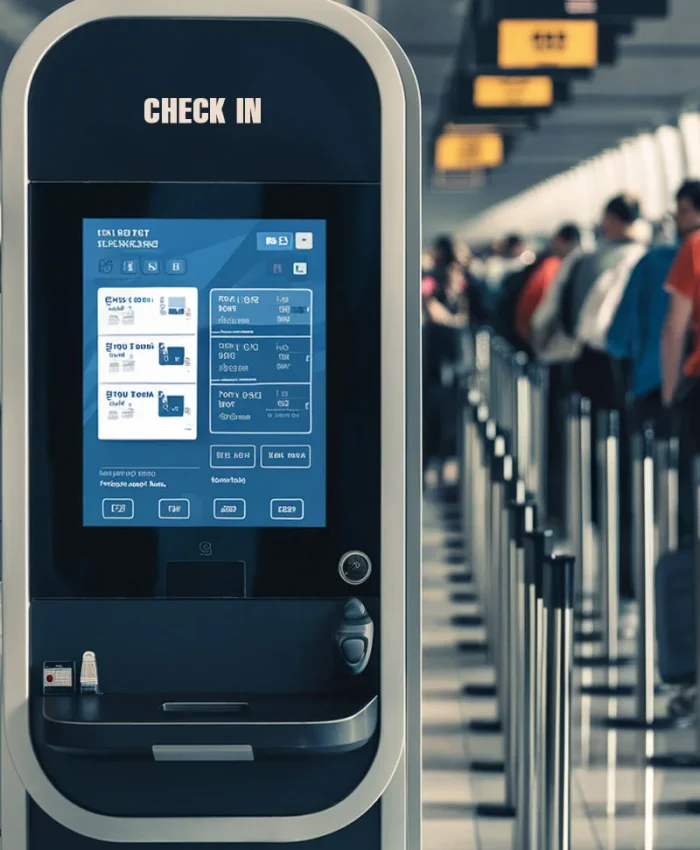 airport check-in kiosk uae