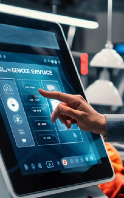 kiosk machine for laundry